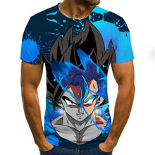 Load image into Gallery viewer, Manga dragon ball z super saiyan son goku anime verão 3d impressão 2020 mais novo moda t topos masculino/meninos dos desenhos animados casual t camisa