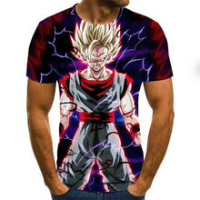 Load image into Gallery viewer, Manga dragon ball z super saiyan son goku anime verão 3d impressão 2020 mais novo moda t topos masculino/meninos dos desenhos animados casual t camisa
