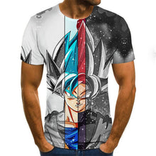 Load image into Gallery viewer, Manga dragon ball z super saiyan son goku anime verão 3d impressão 2020 mais novo moda t topos masculino/meninos dos desenhos animados casual t camisa