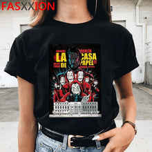 Load image into Gallery viewer, Novo dinheiro heist legal camisa masculina la casa de papel harajuku camiseta casa de papel gráfico tshirt bella ciao hip hop superior t masculino