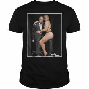 Putin with Sexy Trump on Desk Men's T Shirt