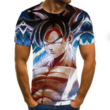Load image into Gallery viewer, Manga dragon ball z super saiyan son goku anime verão 3d impressão 2020 mais novo moda t topos masculino/meninos dos desenhos animados casual t camisa
